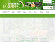 Tablet Screenshot of laboutiquedujardinage.com